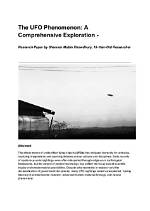 A Comprehensive Exploration of the Phenomenon