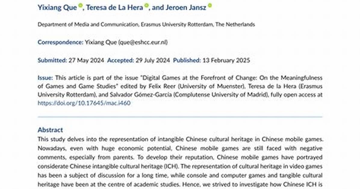 A Journey into Chinese Cultural Heritage