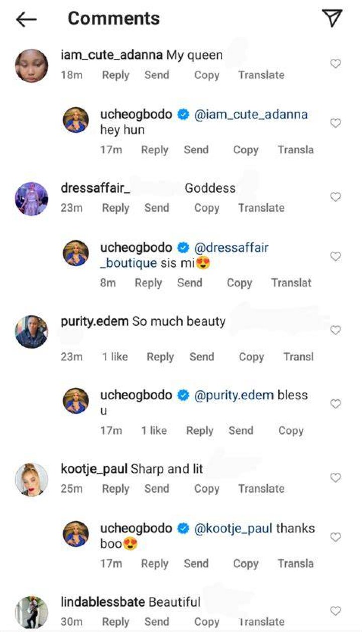 
Actress Uche Ogbobo Stirs Reactions As She Shares New Sultry Photos Of Herself On Instagram 