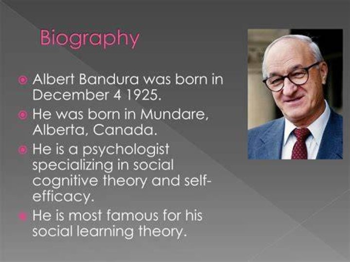 Albert Bandura - Trivia, Family, Bio