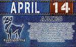 April 14 Zodiac Horoscope Birthday Personality ·