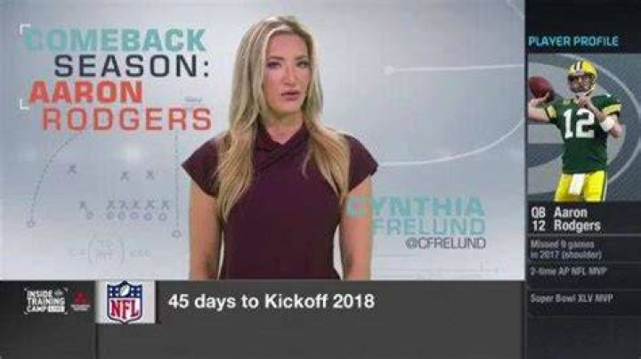 
Cynthia Frelund Was A Fitness Instructor Before Working As With NFL Network And ESPN 