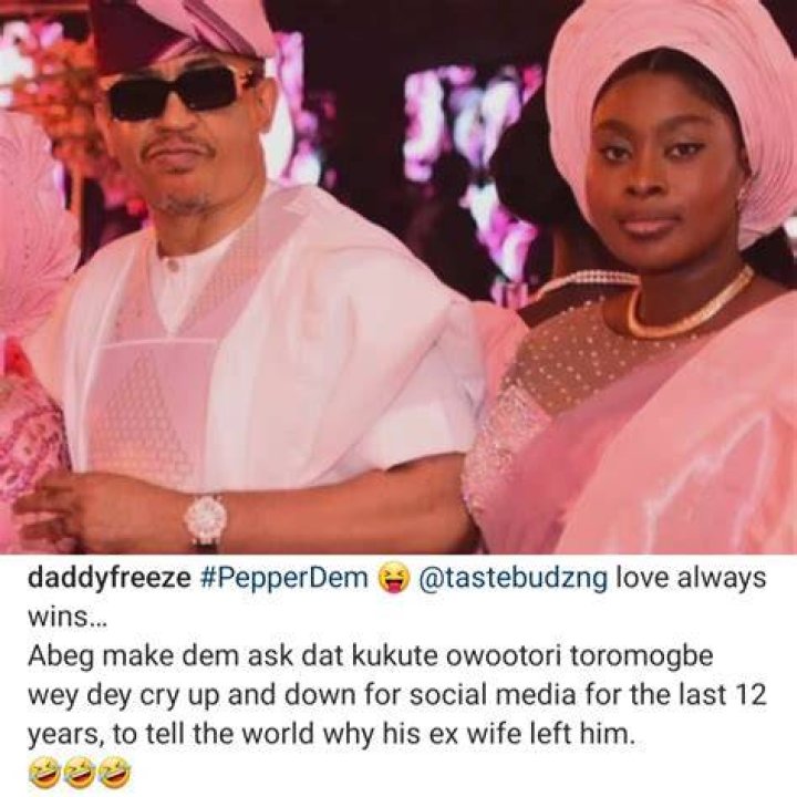
Daddy Freeze Reacts After A Man Revealed The Love Text His Matured Cleaner Sent Him 