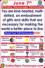 Discovering the Zodiac Sign of June 7Th: a Deeper Insight