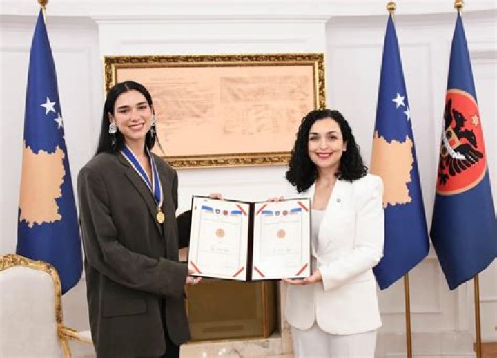 
Dua Lipa Honored With Ambassador Of Kosovo Title From Her Home Country 