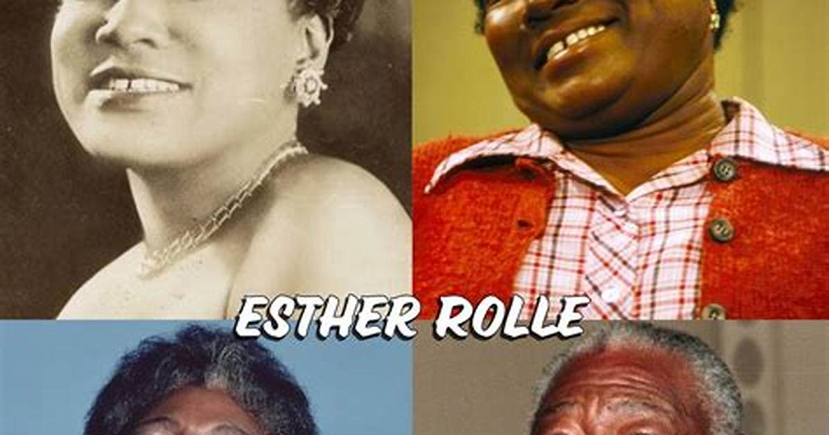 Ester Rolle: a Journey Through Talent and Tenacity