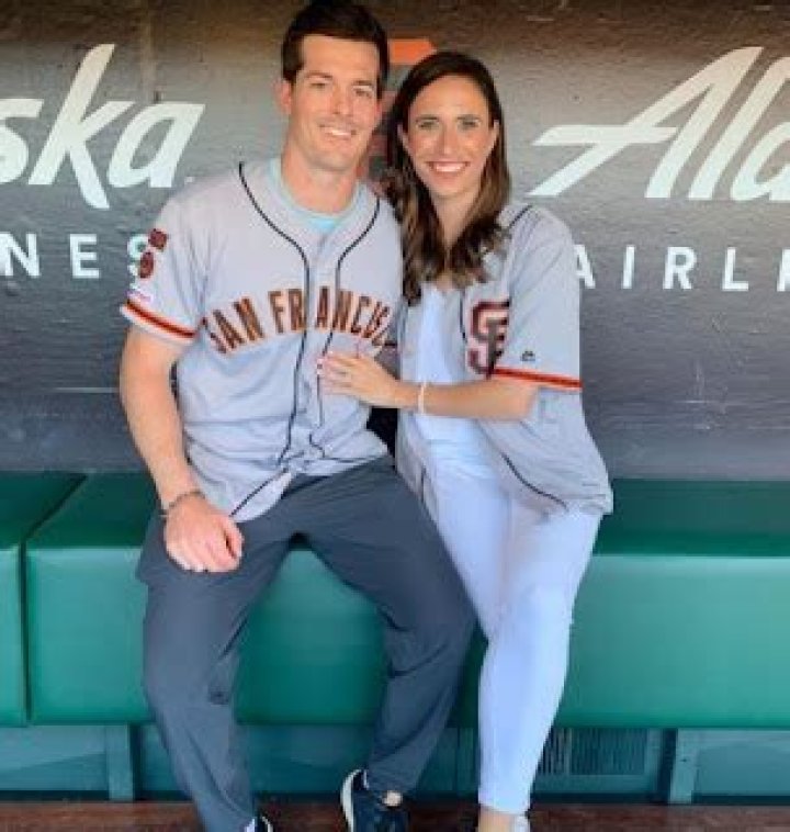 Giants Mike Yastrzemski Wife Paige Cahill Yastrzemski Savors The Wedding Memories