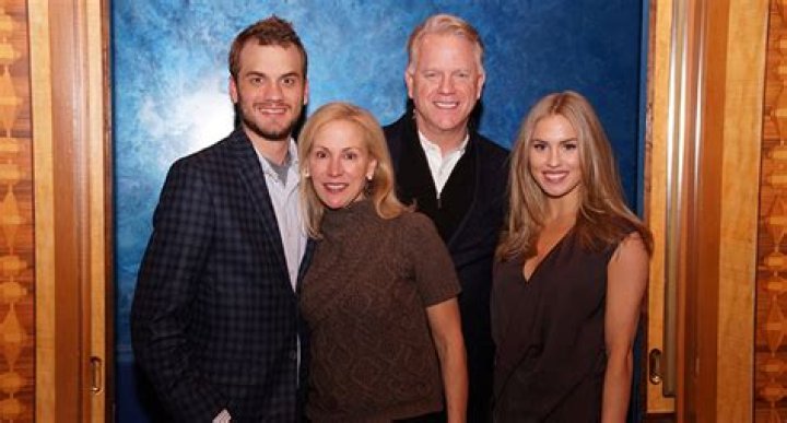 
Gunnar Esiason, His Wife Darcy Kaspar And Their Son Kaspar Make A Small Family 