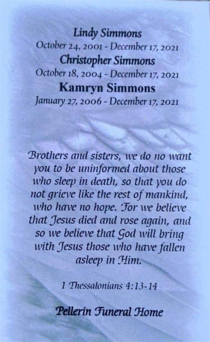 
Kamryn Simmons Obituary, What was Kamryn Simmons Cause of Death? 