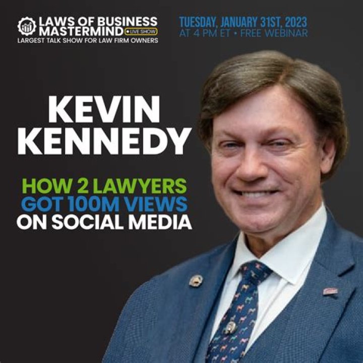 
‘Kennedy Law Firm TikTok’ Kevin Kennedy Is Ready To Give You Some Friendly Legal Advice 