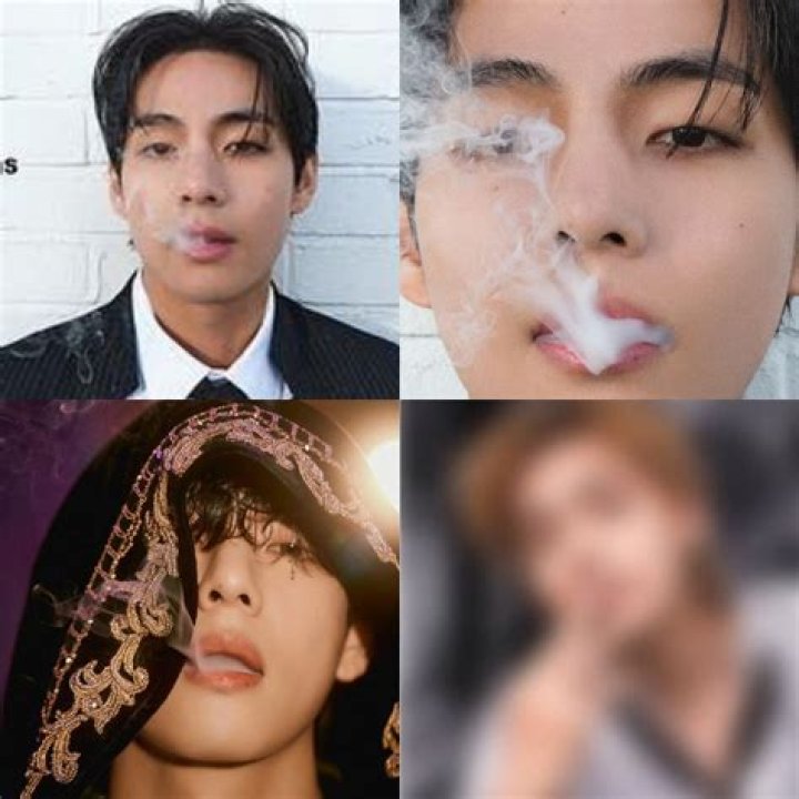 
Kim Taehyung Electronic Cigarette Photos Revealed 