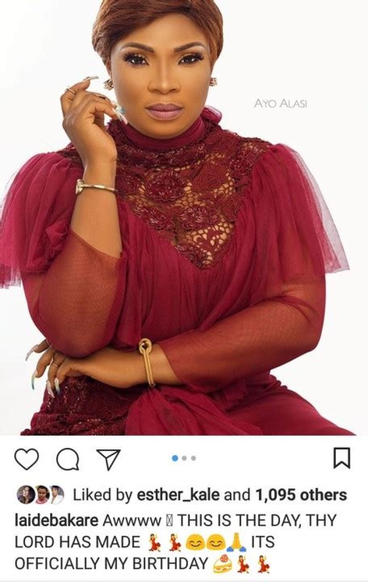 
Laide Bakare Celebrates Her Birthday With Stunning Photographs. 