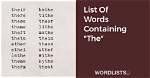 List of Words Containing 'Mater'