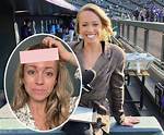 Mlb Reporter Kelsey Wingert Hit in Head by Baseball: Photo |