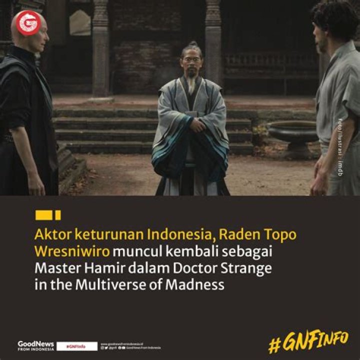 
Raden Topo Wresniwiro, Meet The Indonesian Actor In Dr Strange Multiverse of Madness 