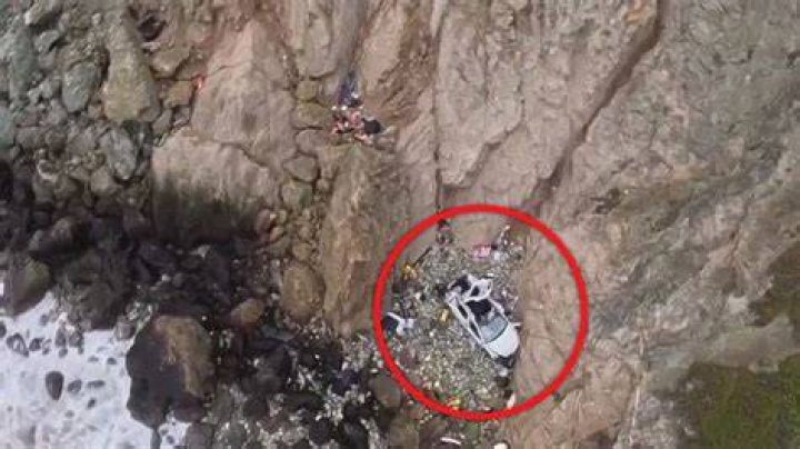 
Son of Doctor Accused of Driving Family Off Cliff Miraculously Had No Injuries from the 250-Foot Fall 