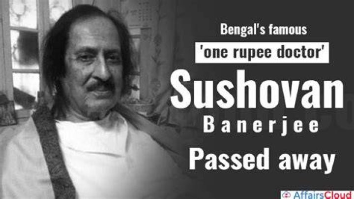 
Sushovan Banerjee, ‘One Rupee Doctor’, dies at 84 