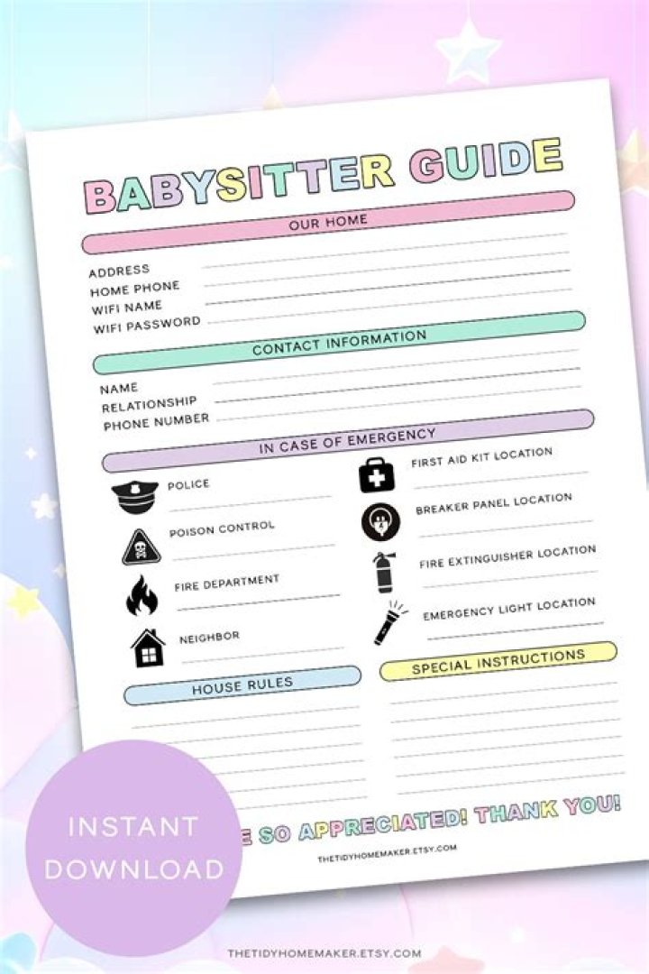 The ultimate babysitter's checklist - GirlsLife