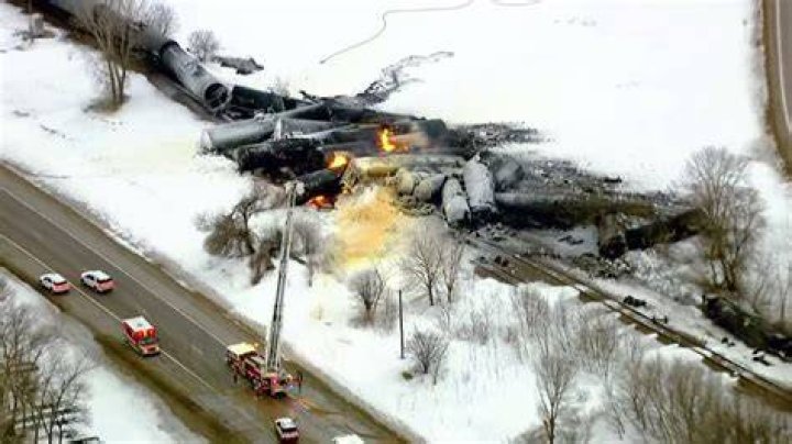
Train derailment in Minnesota spills ethanol, several rail cars catch fire, homes evacuated 