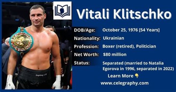 
Vitali Klitschko Height, Weight, Net Worth, Age, Birthday, Wikipedia, Who, Nationality, Biography 