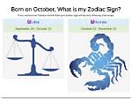 What Is the Zodiac Sign for October 11Th?