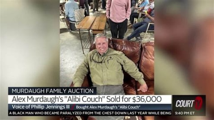 
Who is Phillip Jennings? Man bought Alex Murdaugh’s family couch for $14,000 at auction 
